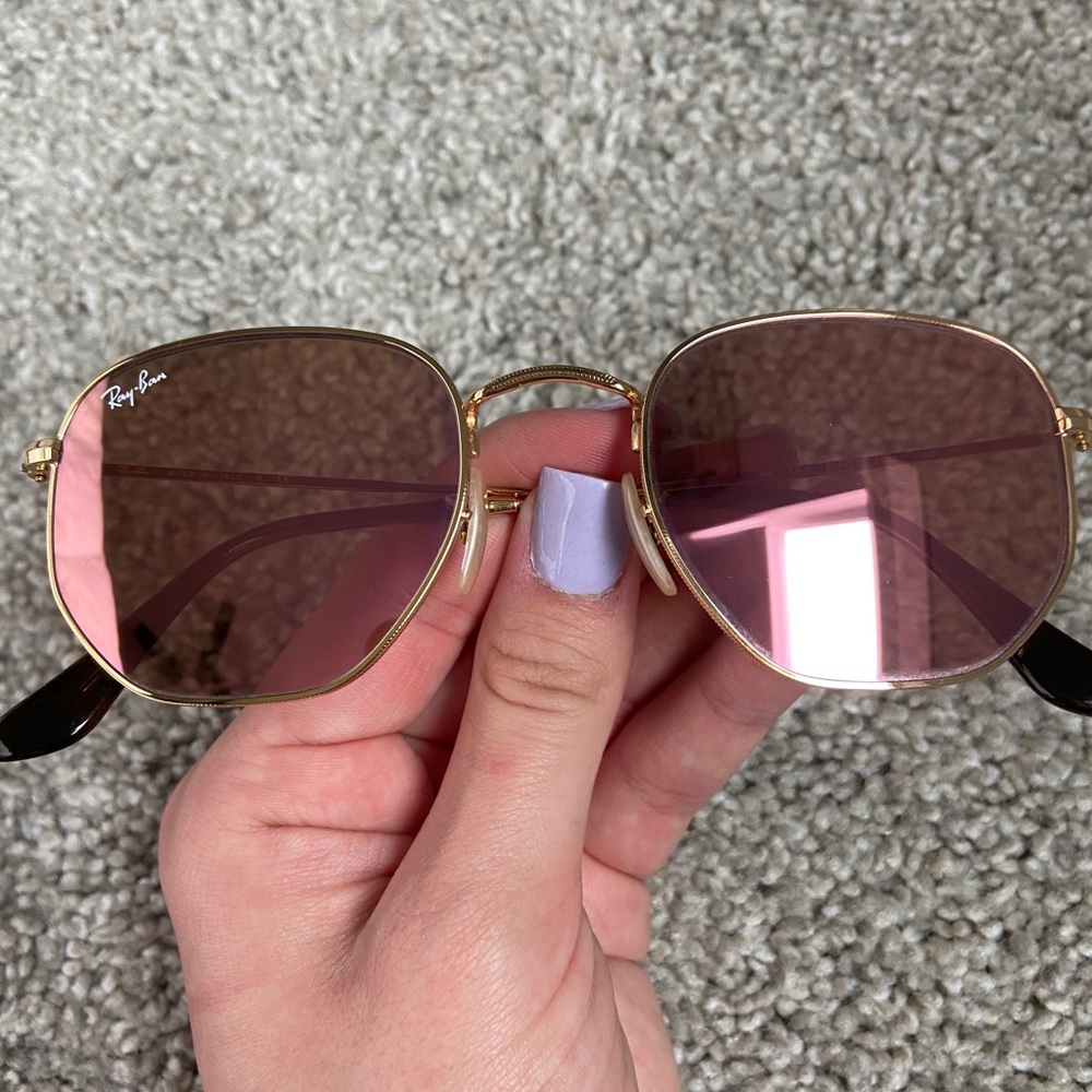 Rayban Hexagonal Flat Lenses